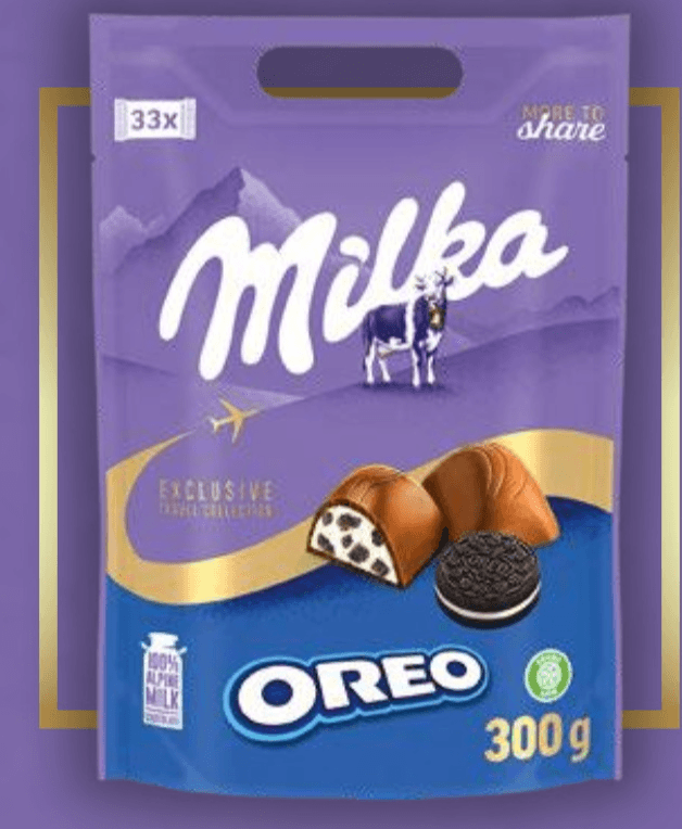MILKA Mini Oreo čokoladice 300 g - Akcija v trgovini Regal Shop
