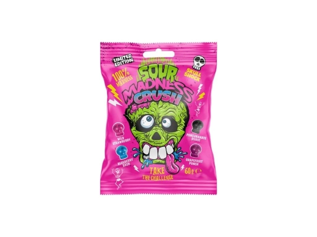 Kisli bonboni Sour Madness ali Sour Crush 60 g