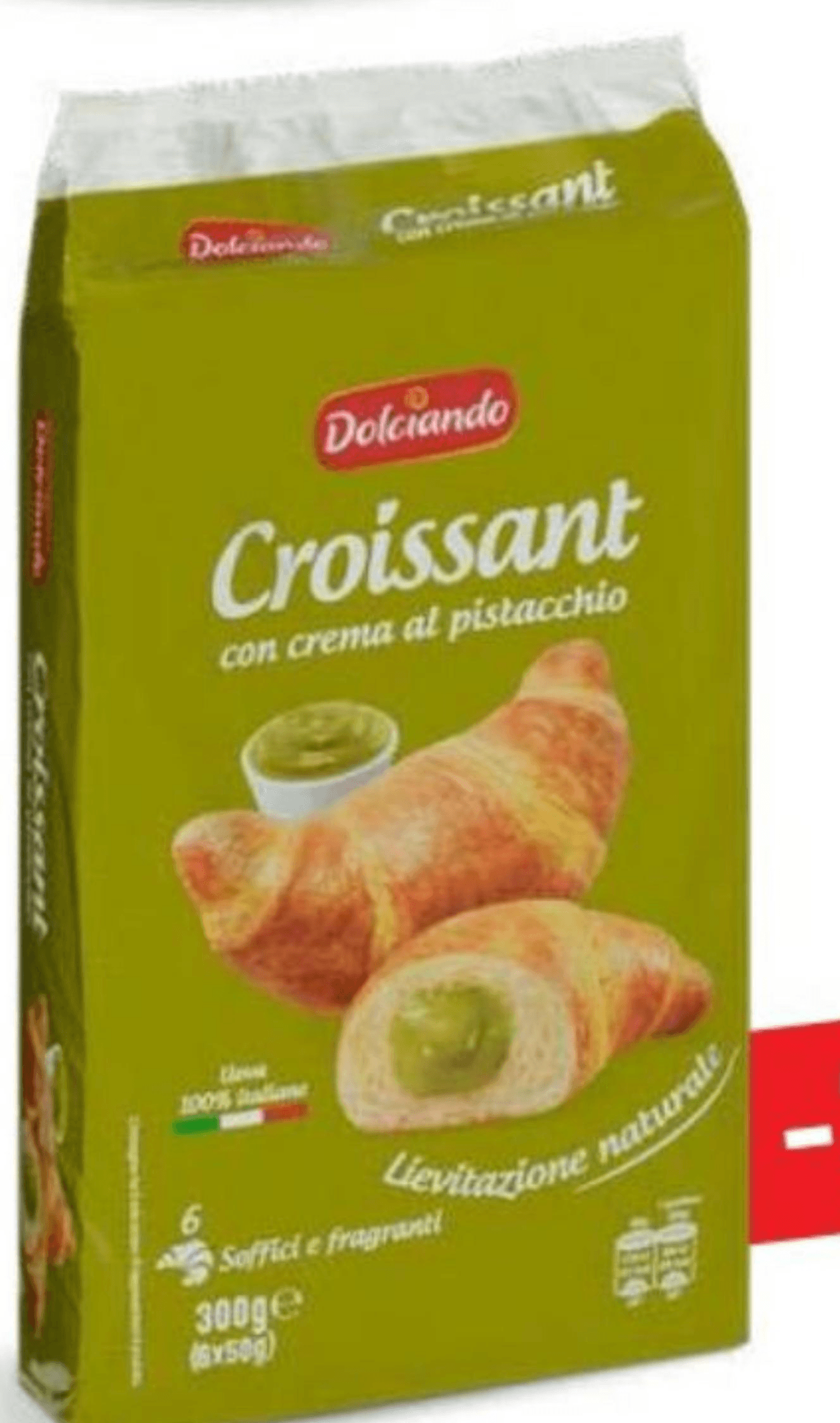 Dolciando Rogljiči s pistacijevo kremo 6 kosov, 300 g