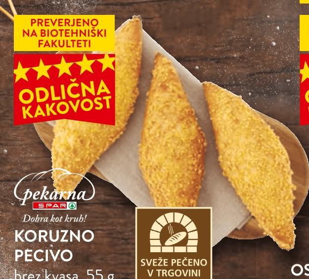 Koruzno pecivo 55 g