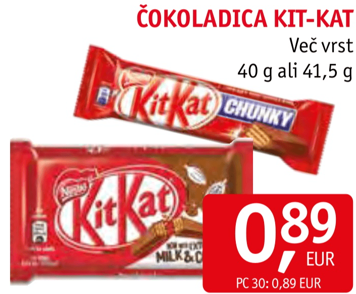 Čokoladica Kit-Kat