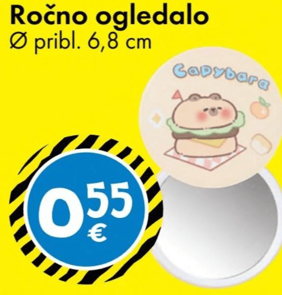 Ročno ogledalo CAPYBARA