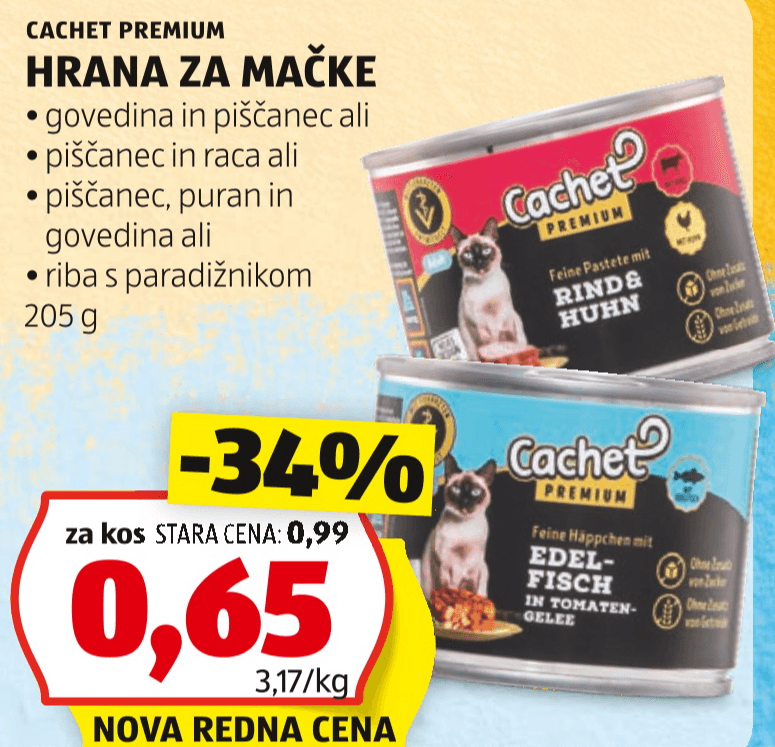 Cachet Premium Hrana za mačke 205 g