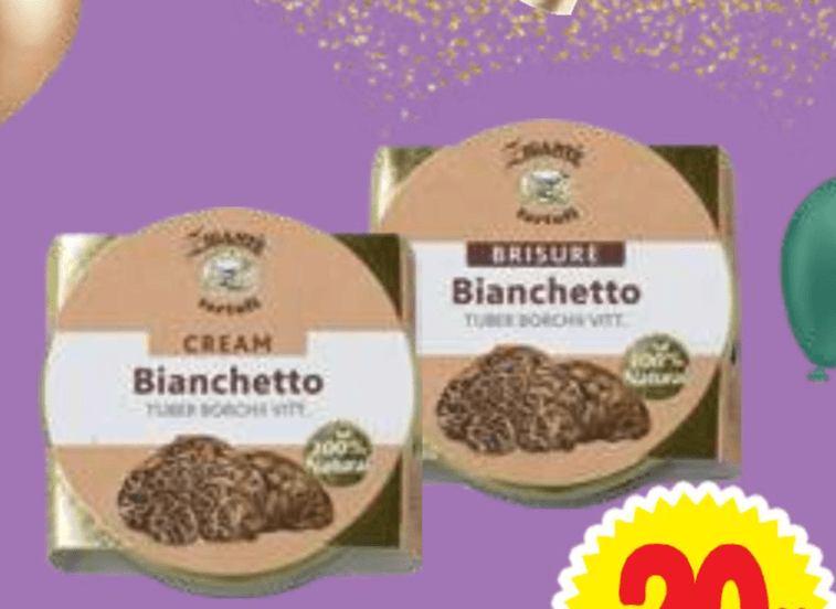 Beli spomladanski tartufi Tuber Zigante 40 g