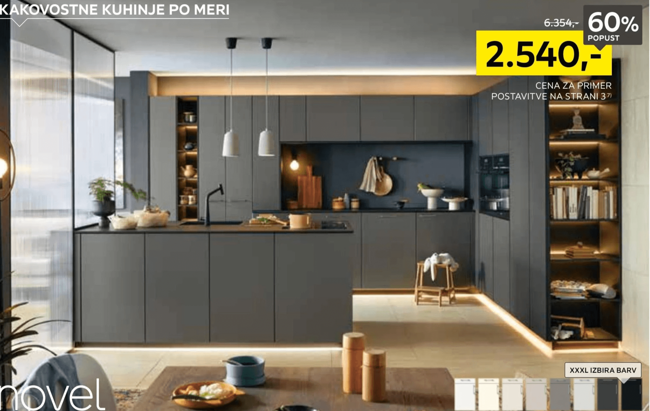 Kuhinja pribl. 245 X 305 cm