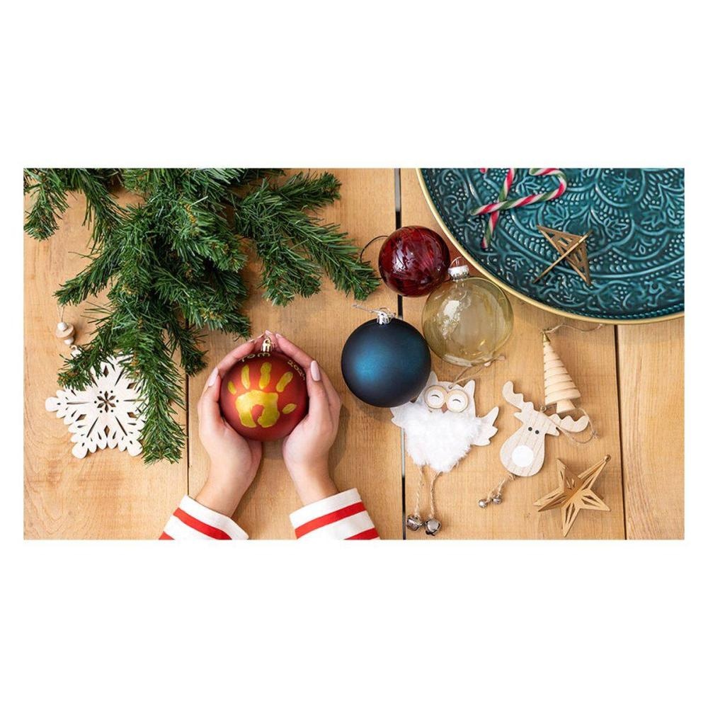 Božična kroglica z odtisom