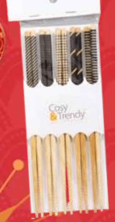 Jedilne palčke 5 parov - Akcija v trgovini E.Leclerc