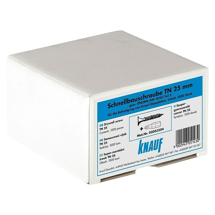 Vijak TN 25 mm Baumarkt 200 Stück