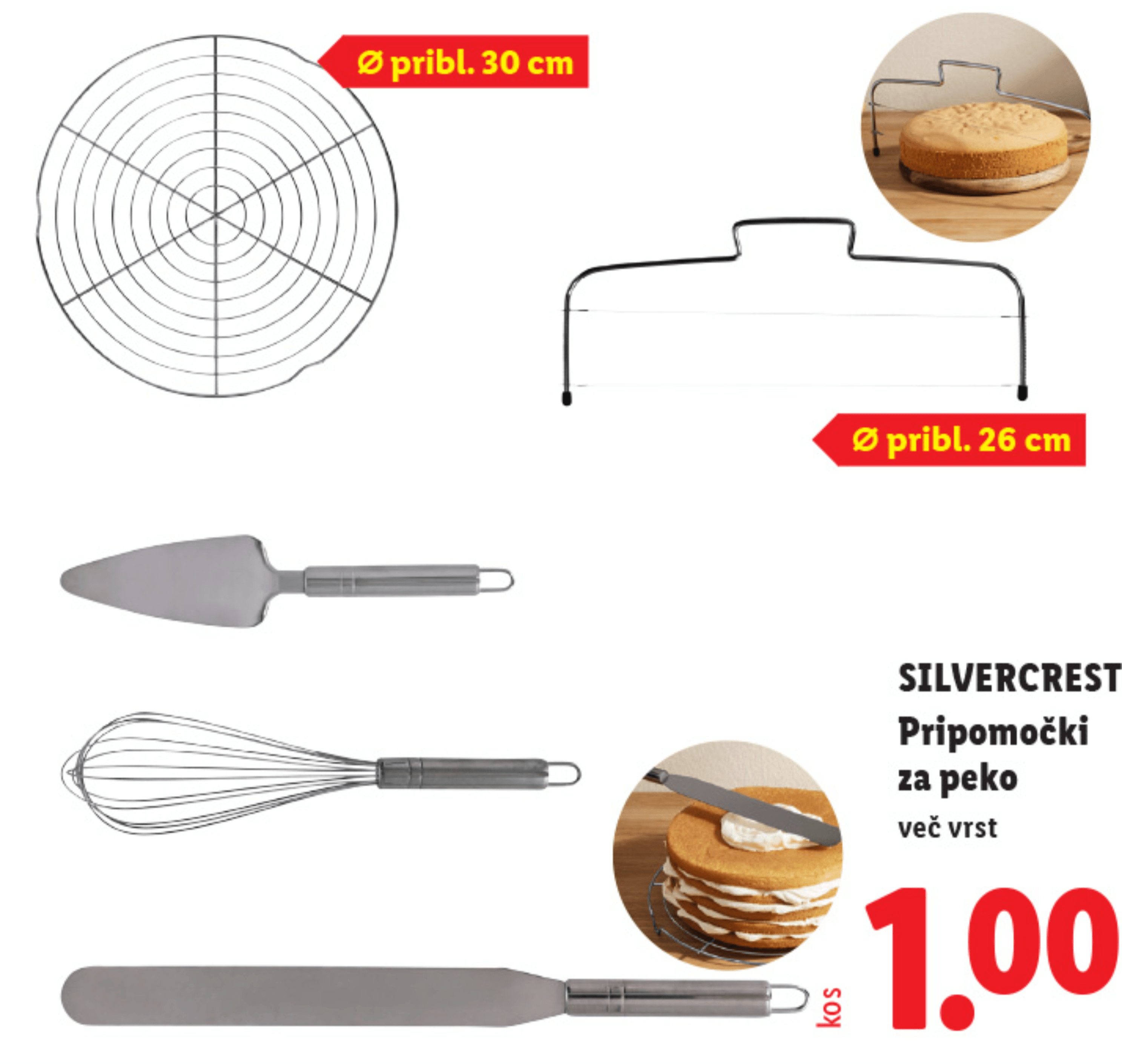 Silvercrest Pripomočki za peko