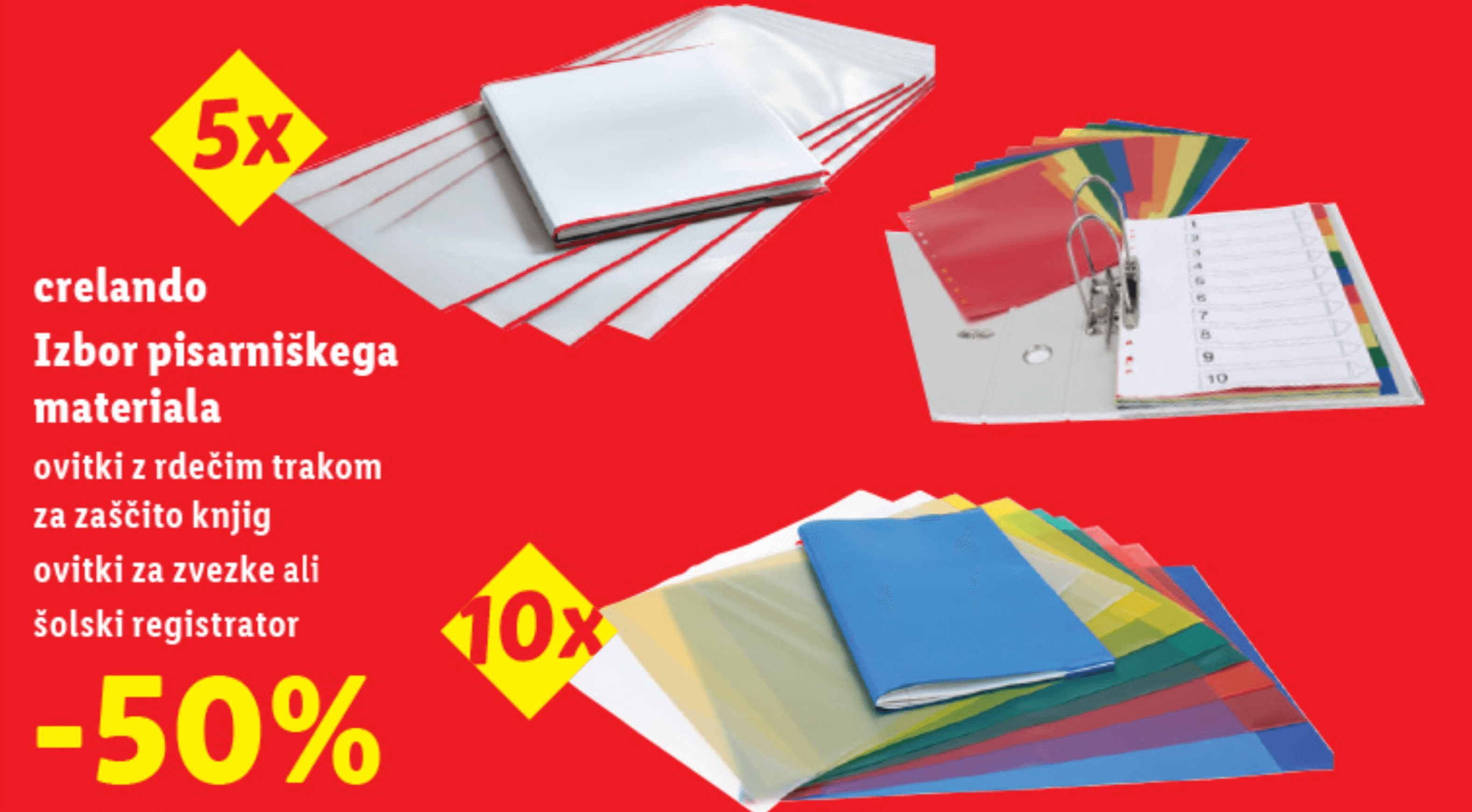 crelando Izbor pisarniškega materiala