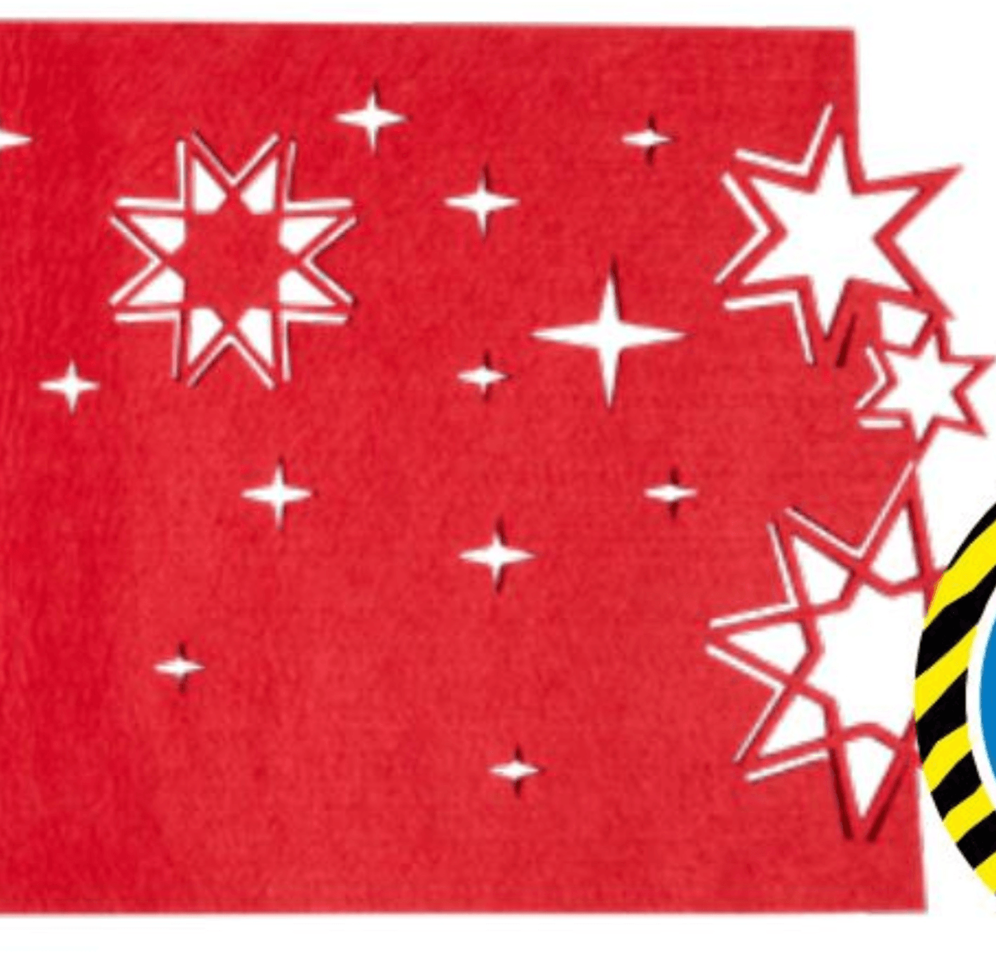 Tekač iz filca pribl. 30x120 cm