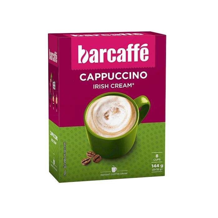 Barcaffe Darilni set Cappuccino 120 g in irish cream 144 g