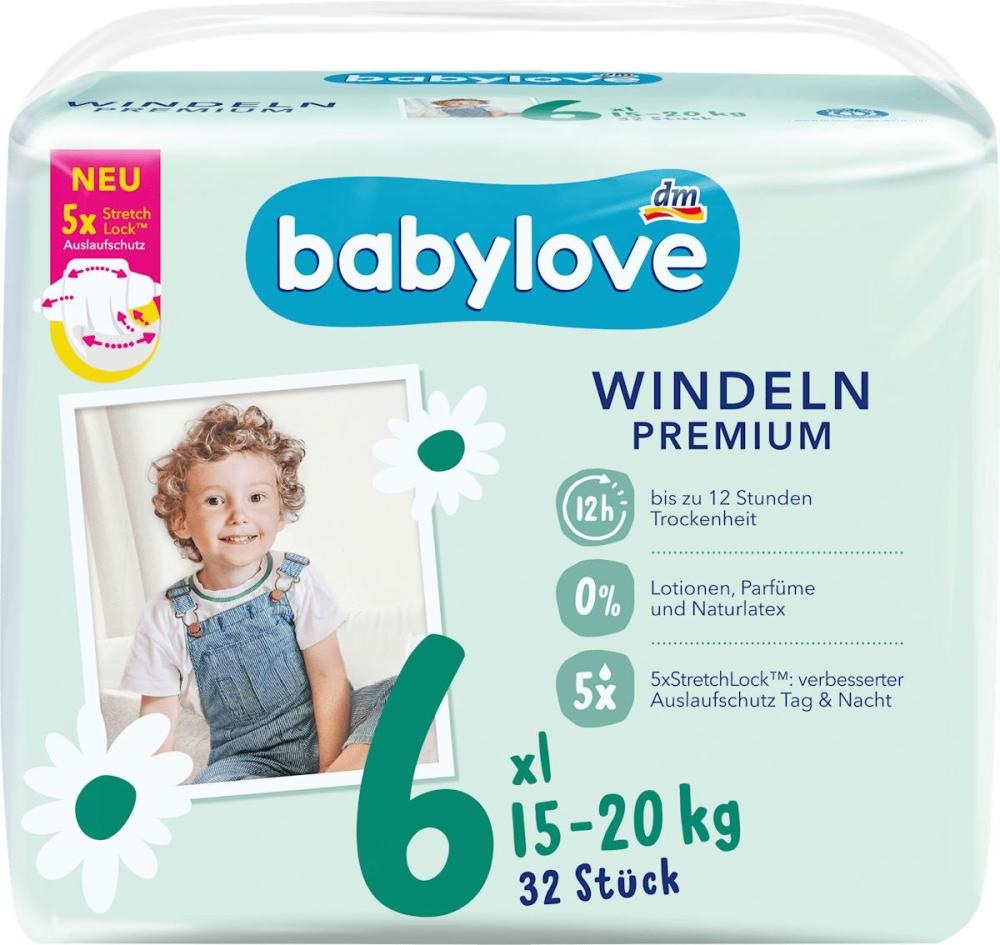 babylove Premium hlačne plenice 32 kosov