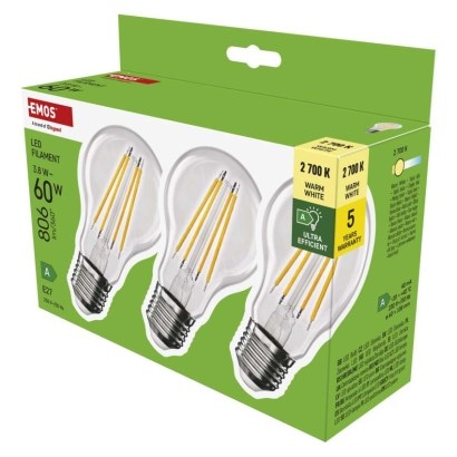 EMOS LED Žarnica FLM A60 3/1