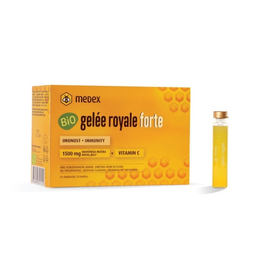 Medex Fiole Bio Gelée Royale Forte 10 x 9 ml Medex
