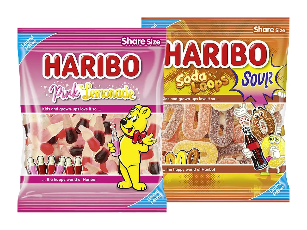 Gumijasti bonboni Haribo 220 g - 250 g