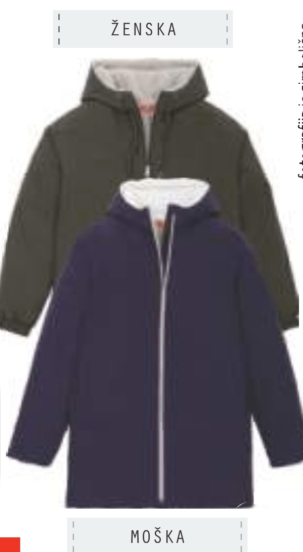 Tissaja ženska ali moška jakna