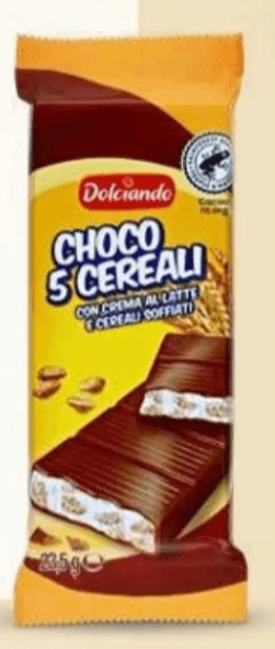 Čokoladna ploščica z mlekom in 5 žiti 23.5 g