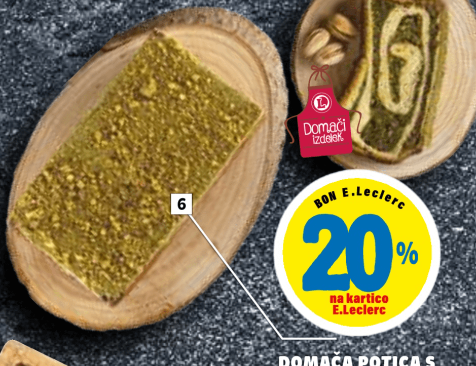 Domača potica s pistacijami