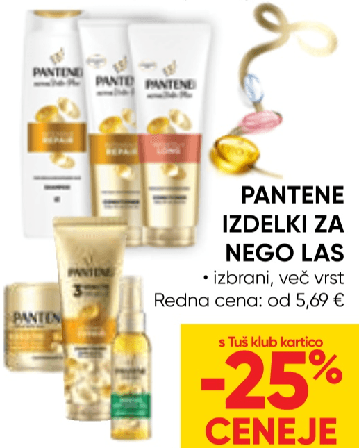 Pantene izdelki za nego las