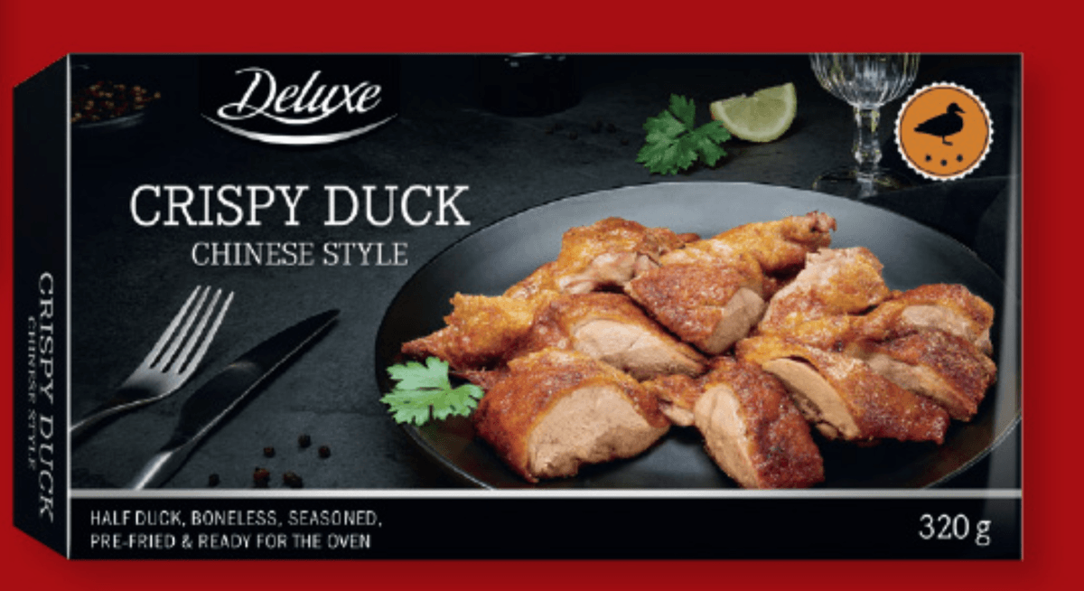 Deluxe Hrustljava raca 320 g - Akcija v trgovini Lidl