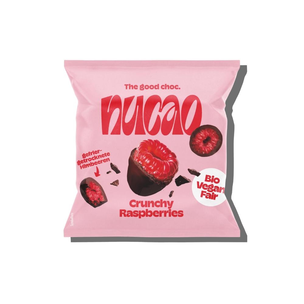 NUCAO hrustljave maline ali jagode 50g