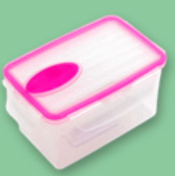 Pravokotna posoda s pokrovom