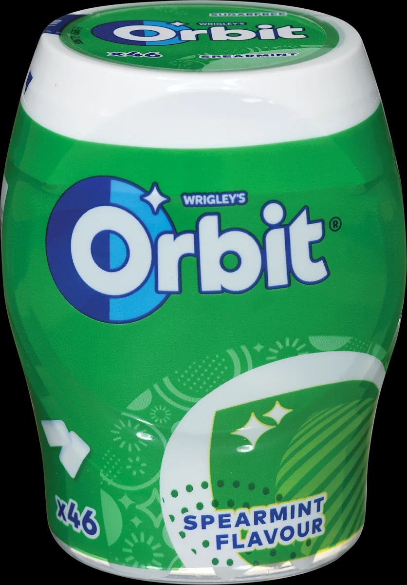 Žvečilni gumi Orbit Spearmint 64 g