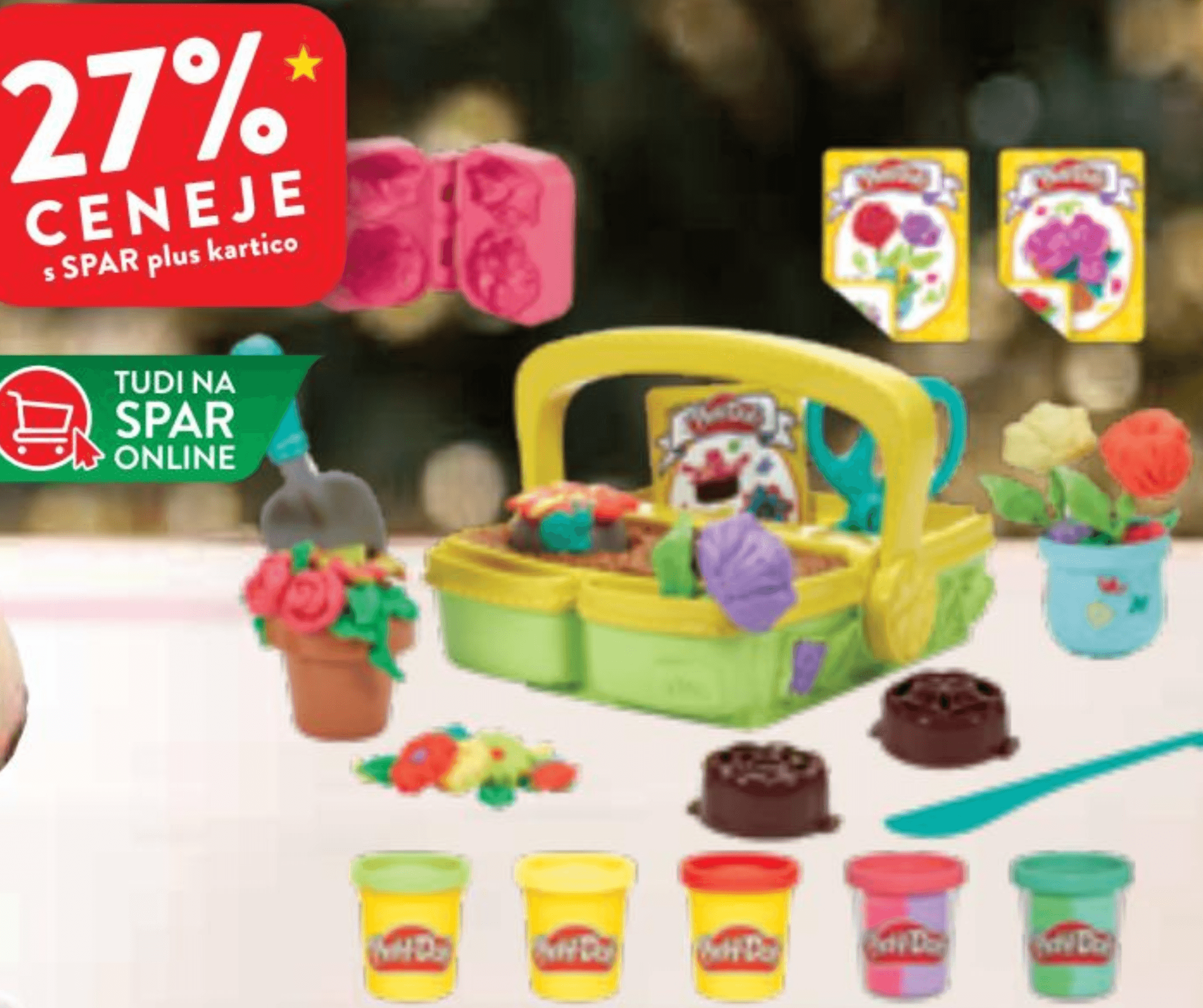 Play-Doh Cvetoče Rože