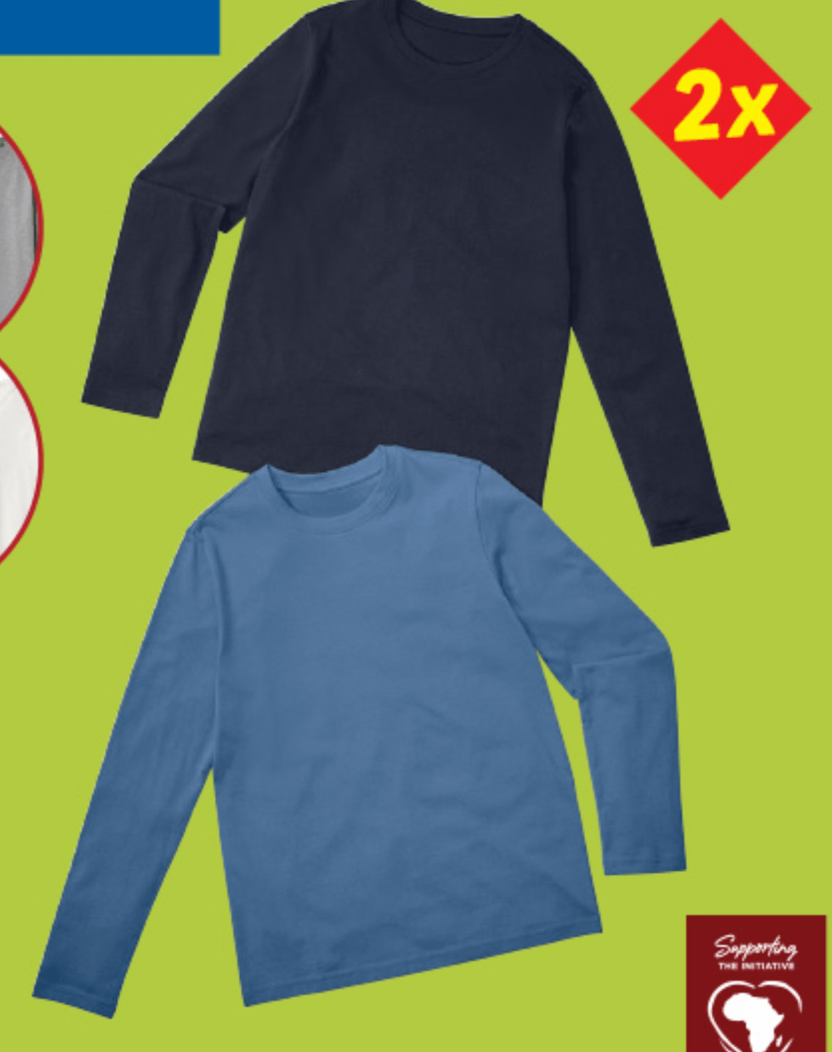 Otroška majica z dolgimi rokavi 2 kosa - Akcija v trgovini Lidl