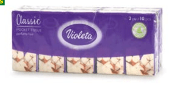 Violeta robčki 10/1