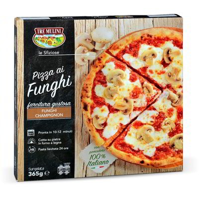 Tre Mulini Pica s šampinjoni 365 g - Akcija v trgovini Eurospin