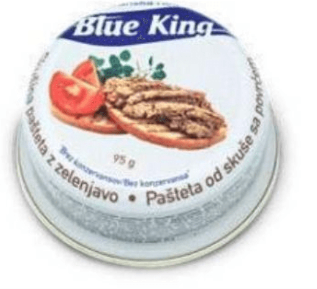 Skušina pašteta z zelenjavo 95 g