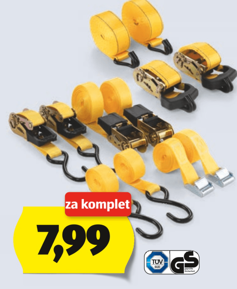 RIDE + GO Komplet trakov za pritrjevanje