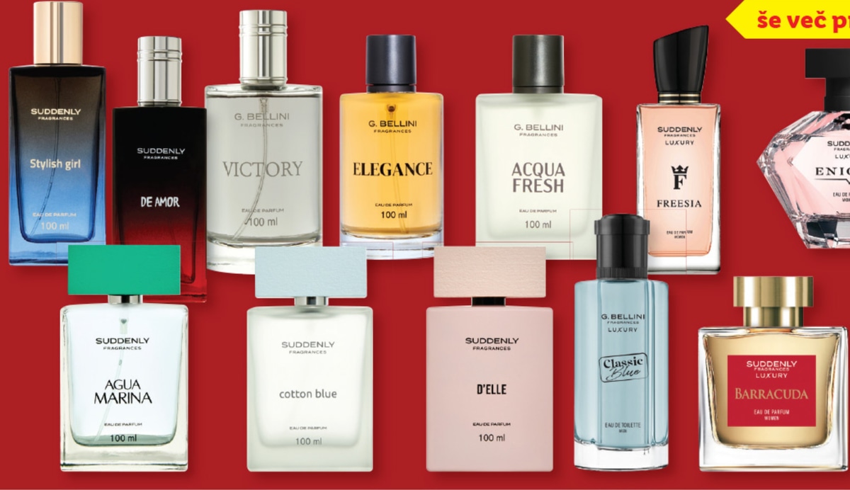 Toaletni parfumi/vodice - Akcija v trgovini Lidl