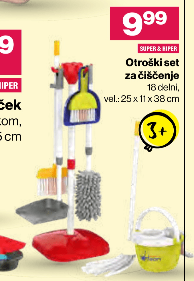 Otroški set za čiščenje