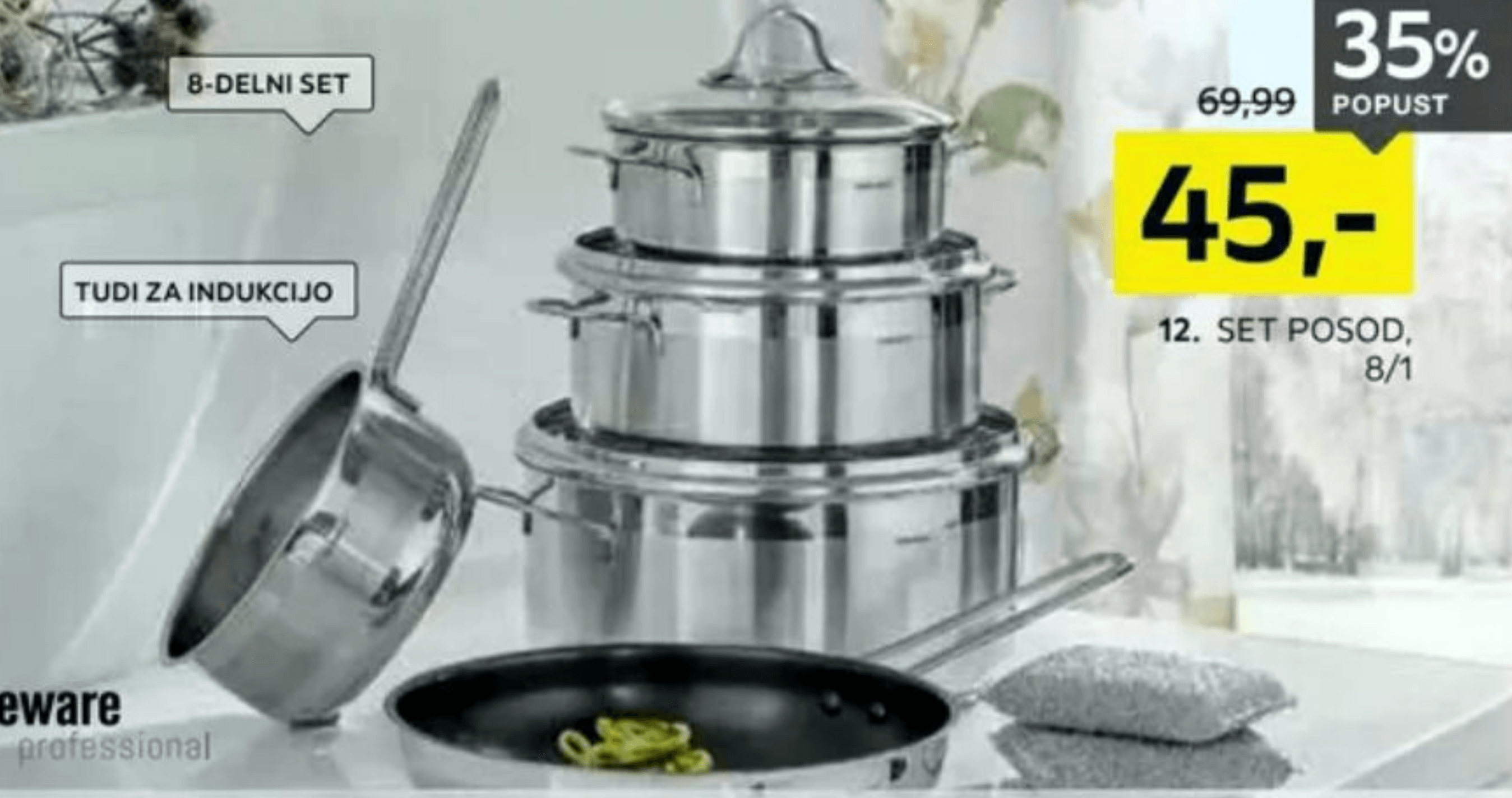 Set posod "VERONA" 8/1