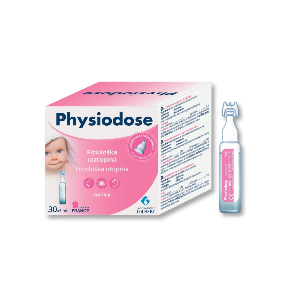 Physiodose Fiziološka raztopina 30 x 5 ml