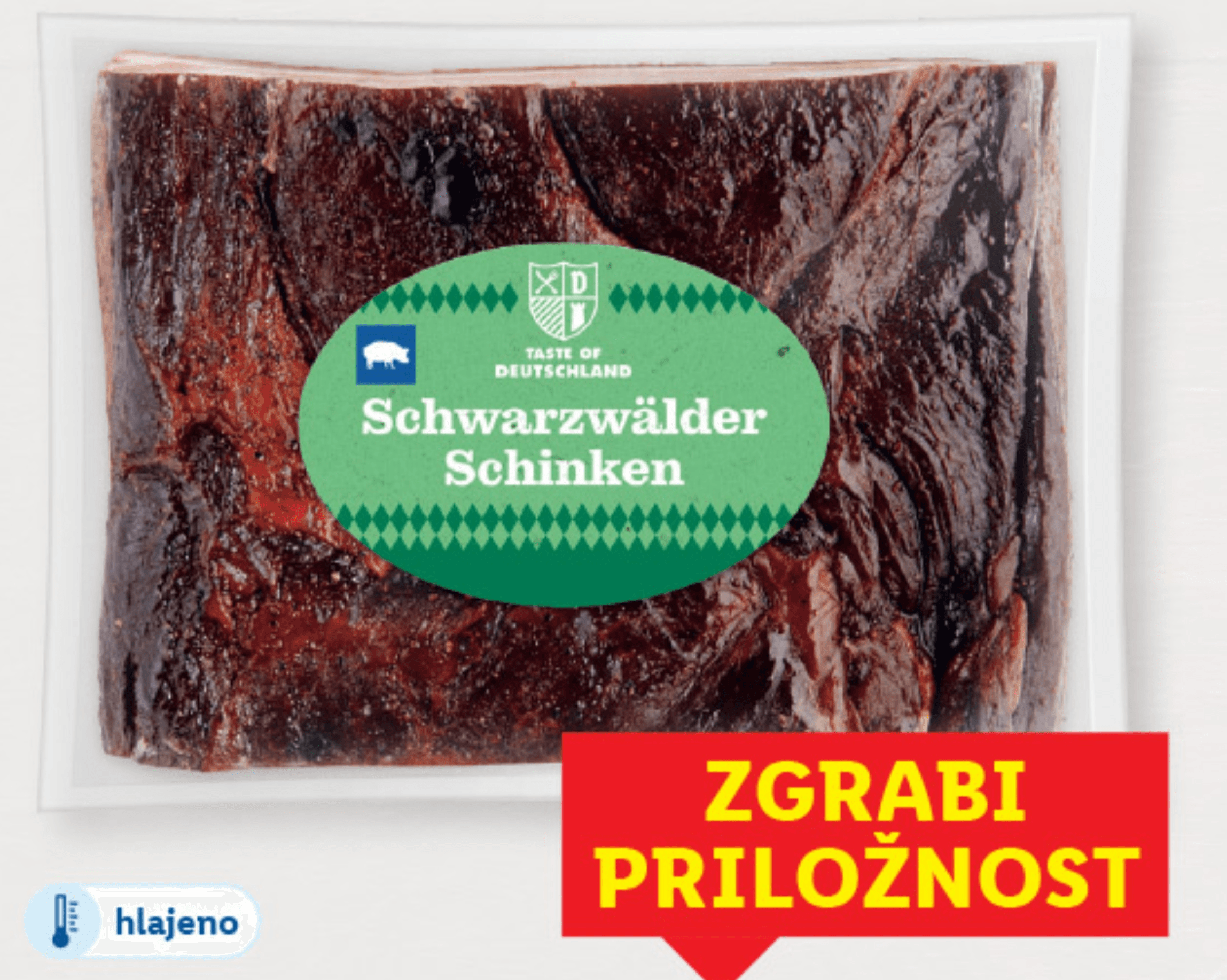 Taste of Deutschland Schwarzwaldska suha šunka pribl. 1 kg