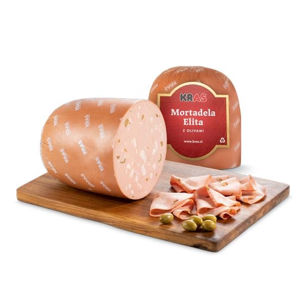Mortadela Elita z olivami - Akcija v trgovini E.Leclerc