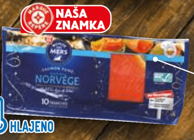 Dimljen norveški losos 350 g