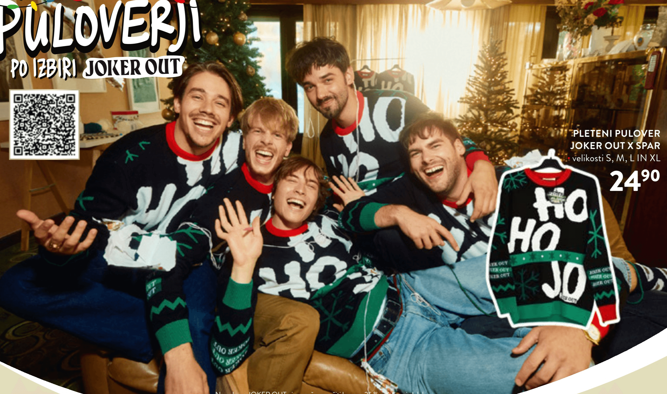 Pleteni pulover JOKER OUT X SPAR
