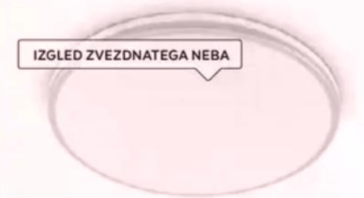 Stropna LED-svetilka Ø 33 cm, v. 6 cm