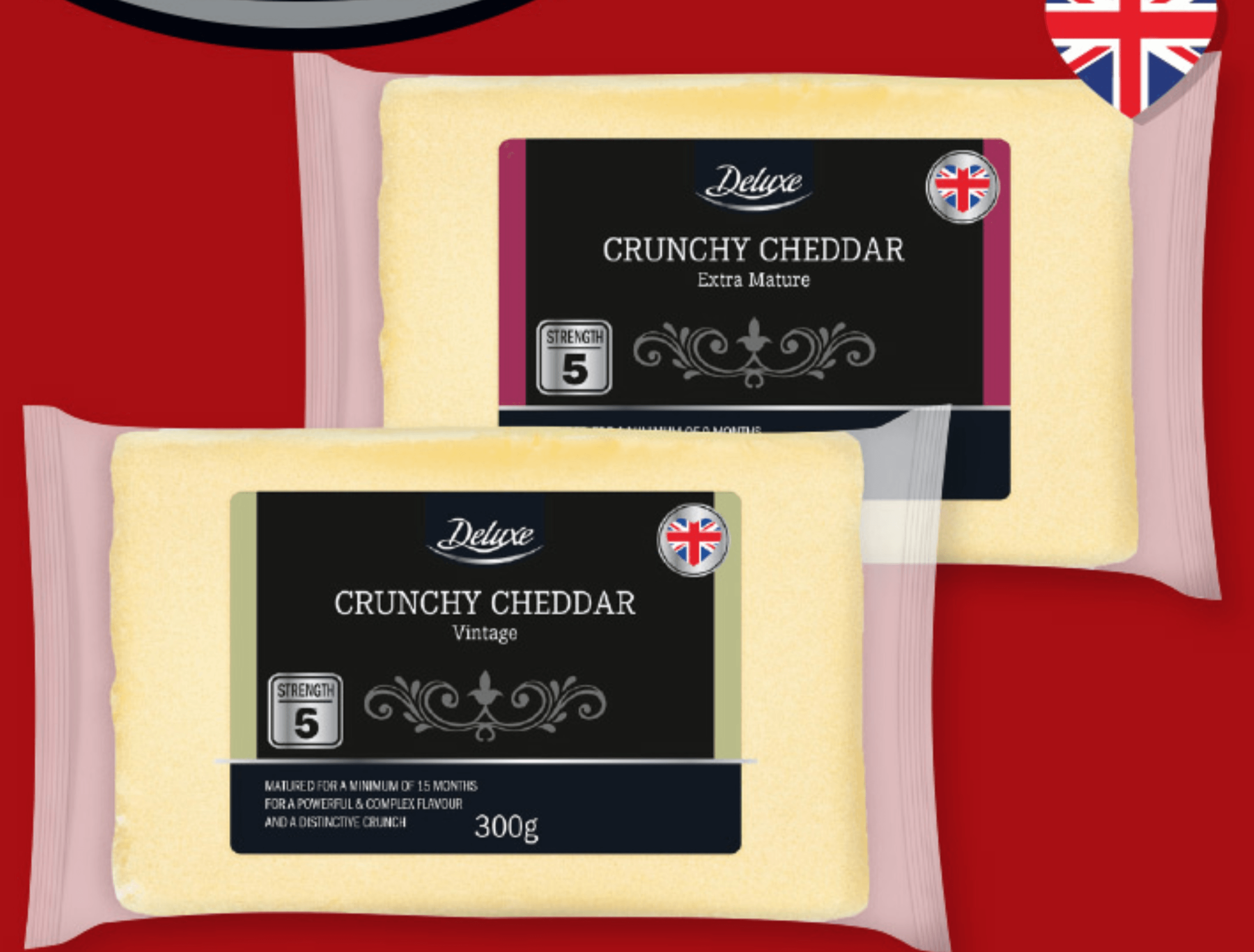 Deluxe Britanski sir „Cheddar“ 200 g