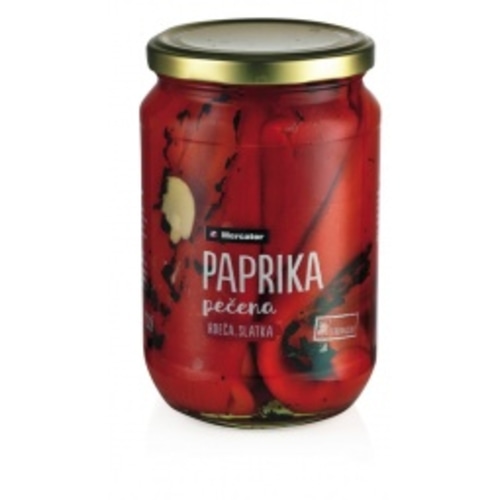 Pečena paprika Mercator 680 g