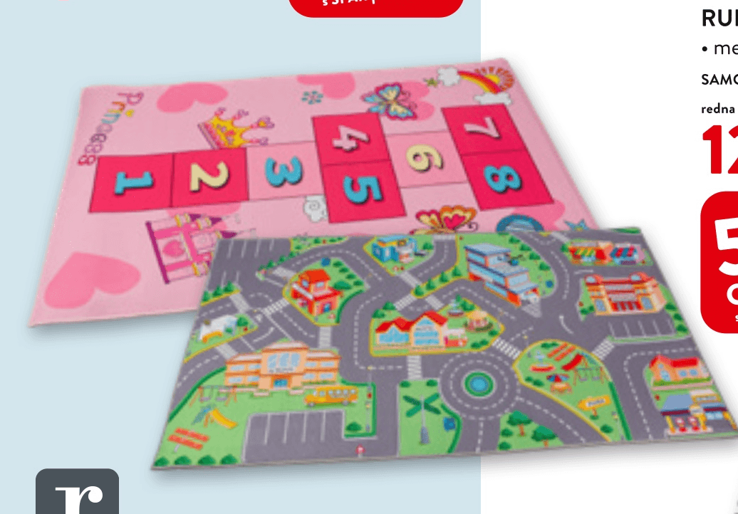 Otroška preproga Rubin - Akcija v trgovini Spar