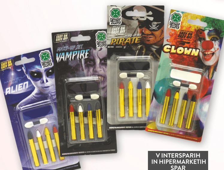 Barve za obraz 4/1 - Akcija v trgovini Spar