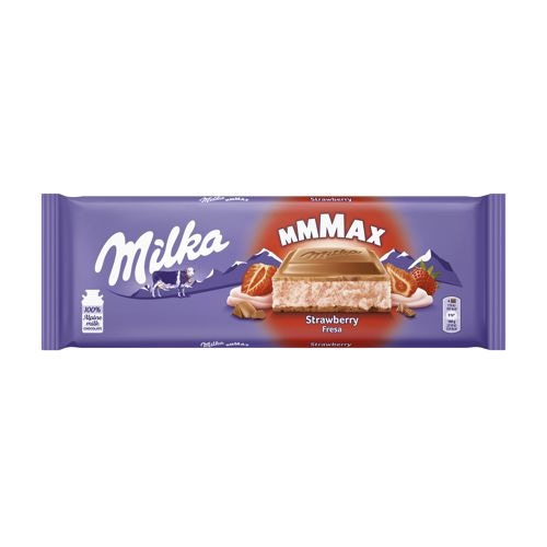 Čokolada Milka jagoda 300 g, mlečna ali s celimi lešniki 250 g
