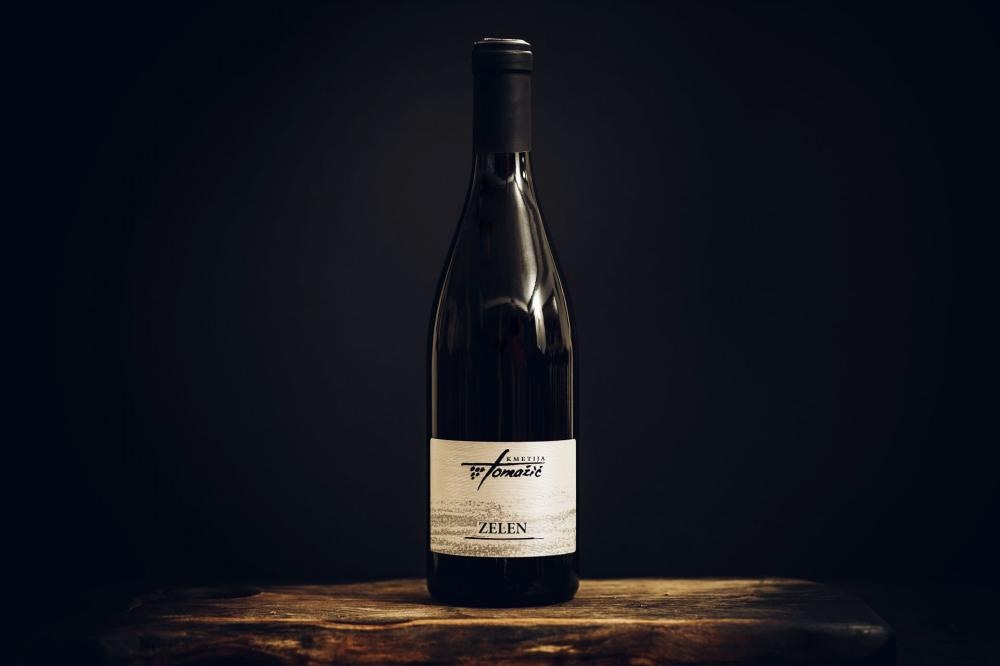 Kakovostno vino ZGP Pinela, Zelen ali Chardonnay 0,75 l Kmetija Tomažič