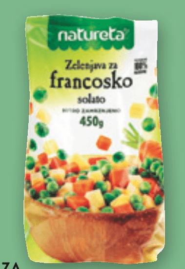 Zelenjava za francosko solato 450 g
